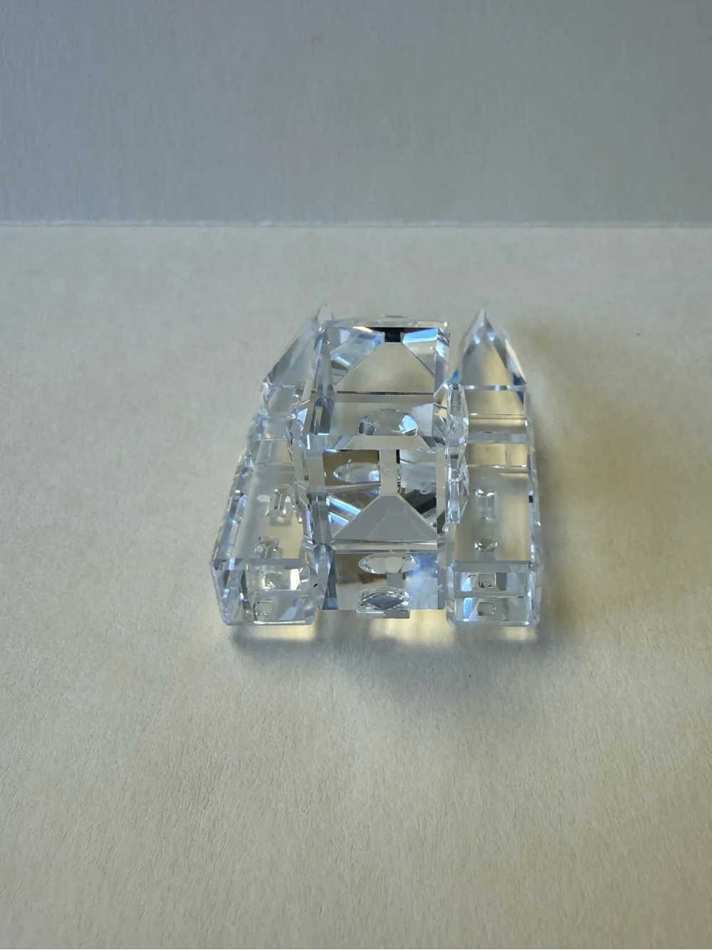 Swarovski Crystal Cathedral Church City Collectible Home Decor Figure - No Box.